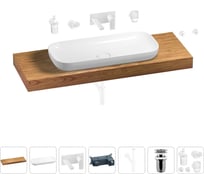 Раковина Wellsee 90 см со столешницей 140 смCroquisв наборе 9 в 1 201008545