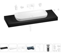 Раковина 90 см со столешницей 140 см Wellsee Croquis в наборе 9 в 1 201008610