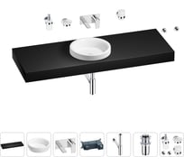 Раковина 40 см со столешницей 100 см Wellsee Doux в наборе 9 в 1 201009981