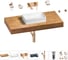 Раковина 42 см со столешницей 100 см Wellsee Pure BY Wellsee в наборе 9 в 1 201010844 1