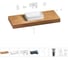 Раковина 42 см со столешницей 120 см Wellsee Pure BY Wellsee в наборе 9 в 1 201010930 1