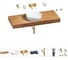 Раковина 42 см со столешницей 120 см Wellsee Chalice Perfection в наборе 9 в 1 201010288 1