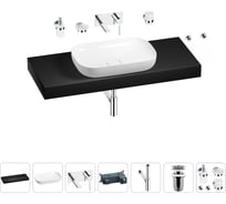 Раковина 60 см со столешницей 120 см Wellsee Croquis в наборе 9 в 1 201008246