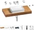 Раковина 50 см со столешницей 100 см Wellsee Pure BY Wellsee в наборе 9 в 1 201011241 1
