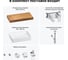 Раковина 50 см со столешницей 100 см Wellsee Pure BY Wellsee в наборе 9 в 1 201011241 8