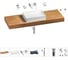 Раковина Wellsee 50 см со столешницей 140 смPure BY201011486 в наборе 9 в 1 201011486 1