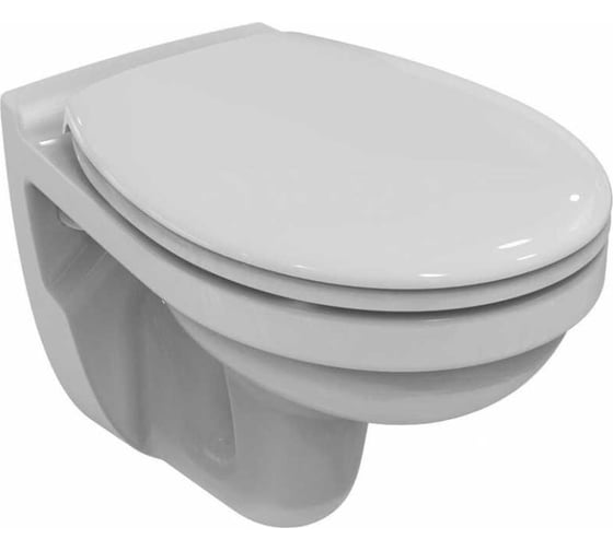 Подвесной унитаз Ideal Standard ECCO для монтажа с сидениями/крышками W302601/W303001/W302901 E876901 00000049126