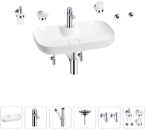 Раковина для ванной Wellsee Croquis 2.0 в наборе 9 в 1 201005831
