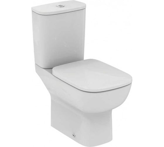 Напольный унитаз Ideal Standard ESEDRA для монтажа с бачком, глубокий смыв, сидение и крышка заказывается дополнительно T283401 00000062935