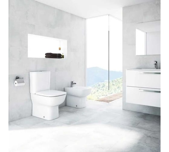 Напольный унитаз Ideal Standard ESEDRA для монтажа с бачком, глубокий смыв, сидение и крышка заказывается дополнительно T283401 00000062935