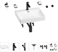 Раковина для ванной Wellsee DeSire в наборе 9 в 1 201007562