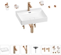 Раковина для ванной Wellsee DeSire в наборе 9 в 1 201007554