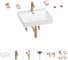 Раковина для ванной Wellsee DeSire в наборе 9 в 1 201007589 1