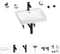 Раковина для ванной Wellsee DeSire в наборе 9 в 1 201007572