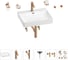 Раковина для ванной Wellsee DeSire в наборе 9 в 1 201007579 1