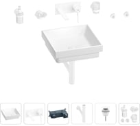 Раковина для ванной Wellsee Doux в наборе 8 в 1 201005985
