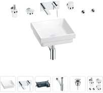 Раковина для ванной Wellsee Doux в наборе 8 в 1 201005941