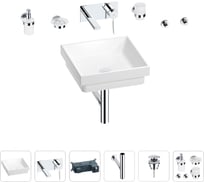 Раковина для ванной Wellsee Doux в наборе 8 в 1 201005981