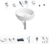 Раковина для ванной Wellsee Doux в наборе 8 в 1 201006101