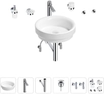 Раковина для ванной Wellsee Doux в наборе 9 в 1 201006071