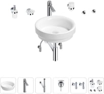 Раковина для ванной Wellsee Doux в наборе 9 в 1 201006091