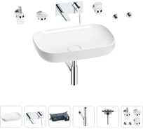 Раковина для ванной Wellsee Croquis в наборе 8 в 1 201005701