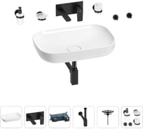 Раковина для ванной Wellsee Croquis в наборе 8 в 1 201005657