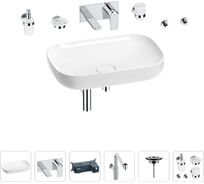 Раковина для ванной Wellsee Croquis в наборе 8 в 1 201005716