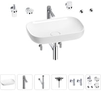 Раковина для ванной Wellsee Croquis в наборе 9 в 1 201005691