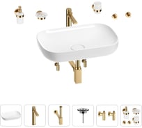 Раковина для ванной Wellsee Croquis в наборе 9 в 1 201005653