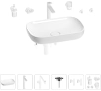 Раковина для ванной Wellsee Croquis в наборе 9 в 1 201005710