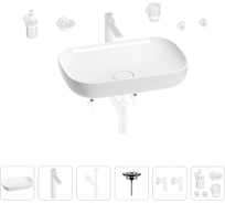 Раковина для ванной Wellsee Croquis в наборе 9 в 1 201005695