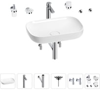 Раковина для ванной Wellsee Croquis в наборе 9 в 1 201005666
