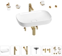 Раковина для ванной Wellsee Croquis в наборе 9 в 1 201005633