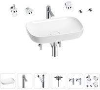 Раковина для ванной Wellsee Croquis в наборе 9 в 1 201005631