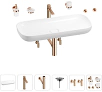 Раковина для ванной Wellsee Croquis в наборе 9 в 1 201005774