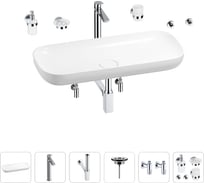 Раковина для ванной Wellsee Croquis в наборе 9 в 1 201005746
