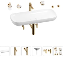 Раковина для ванной Wellsee Croquis в наборе 9 в 1 201005773