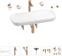 Раковина для ванной Wellsee Croquis в наборе 9 в 1 201005729