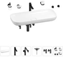 Раковина для ванной Wellsee Croquis в наборе 9 в 1 201005812