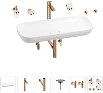 Раковина для ванной Wellsee Croquis в наборе 9 в 1 201005769