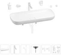 Раковина для ванной Wellsee Croquis в наборе 9 в 1 201005795