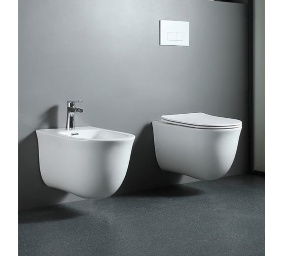 Подвесной унитаз Aquatek КЛАССИК безободковый, 525x365x340 AQ1111-00 00000130580