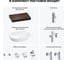 Комплект мебели для ванной комнаты с раковиной Wellsee Genuine Tree 201013806 8