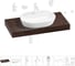 Комплект мебели для ванной комнаты с раковиной Wellsee Genuine Tree 201013865 1