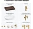 Комплект мебели для ванной комнаты с раковиной Wellsee Genuine Tree 201013808 8