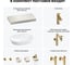 Комплект мебели для ванной комнаты с раковиной Wellsee Genuine Tree 201013833 8