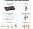 Комплект мебели для ванной комнаты с раковиной Wellsee Genuine Tree 201013803 8