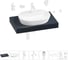 Комплект мебели для ванной комнаты с раковиной Wellsee Genuine Tree 201013785 1