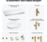 Комплект мебели для ванной комнаты с раковиной Wellsee Genuine Tree 201013933 8